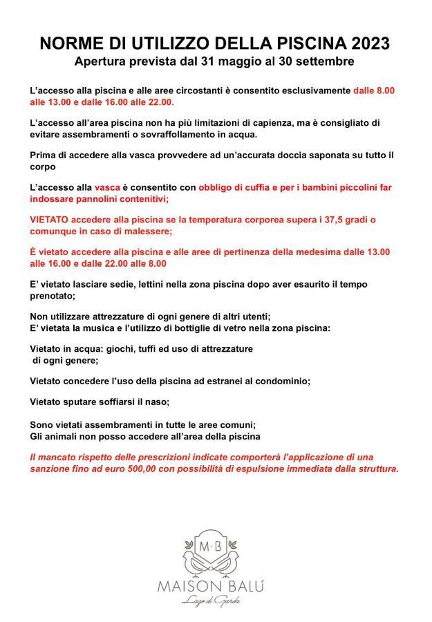 Maison Balu Villa Torri del Benaco Kültér fotó